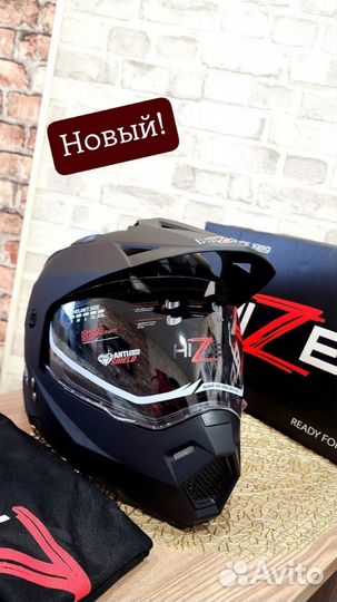 Шлем мото кроссовый hizer J6802