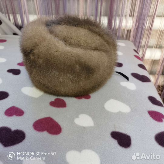 Шапка норковая женская