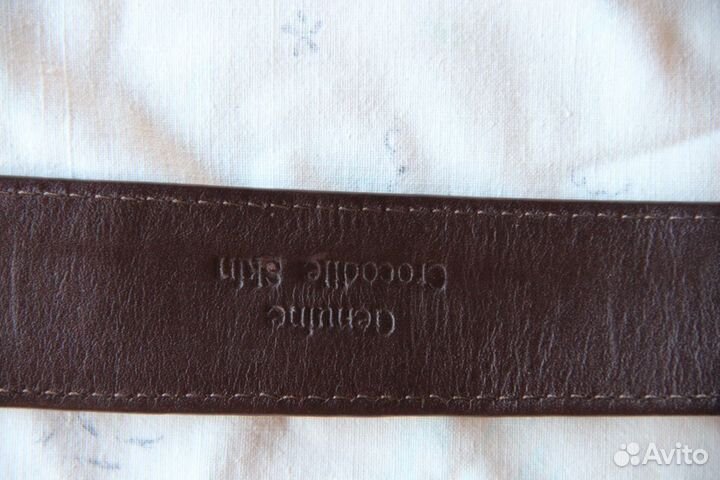 Ремень из крокодиловой кожи
