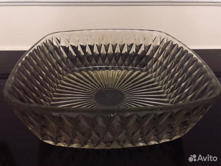 Салатник стеклянный СССР