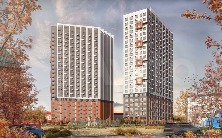 1-к. квартира, 42,8 м², 6/24 эт.