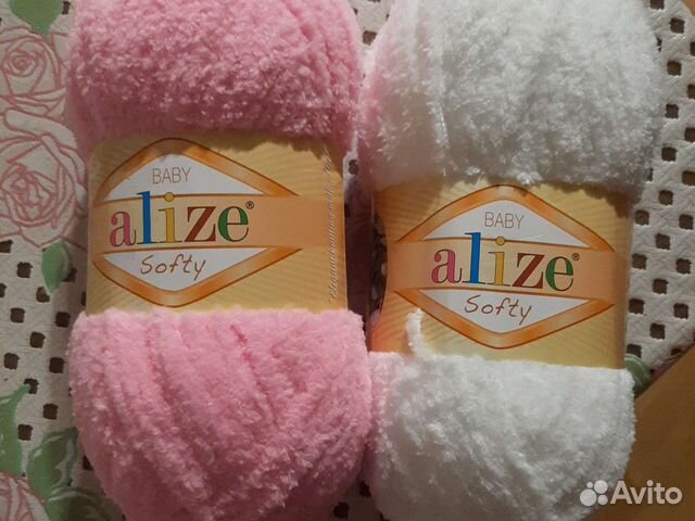 Пряжа alize puffy, softy baby