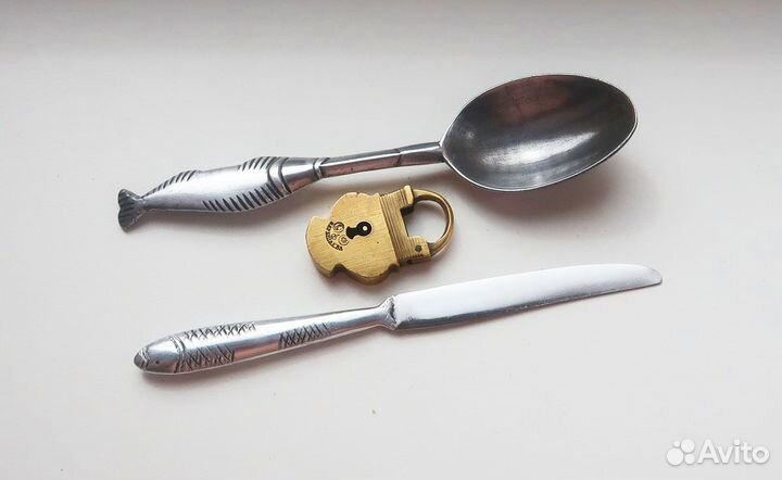 Набор рыбацкий, в футляре из кожи