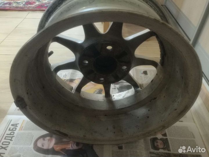 Литой диск R14 Kia Rio 2010г. Один диск