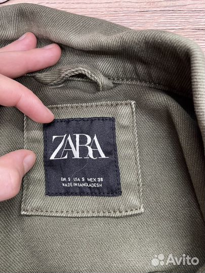 Джинсовка zara мужская