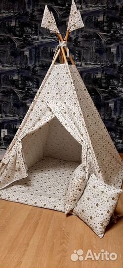Детский домик-шалаш вигвам