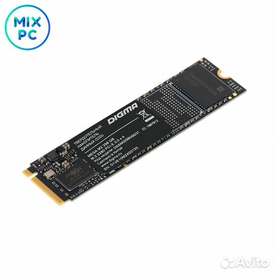 Накопитель SSD M.2 256GB digma mega M2 dgsm3256GM2