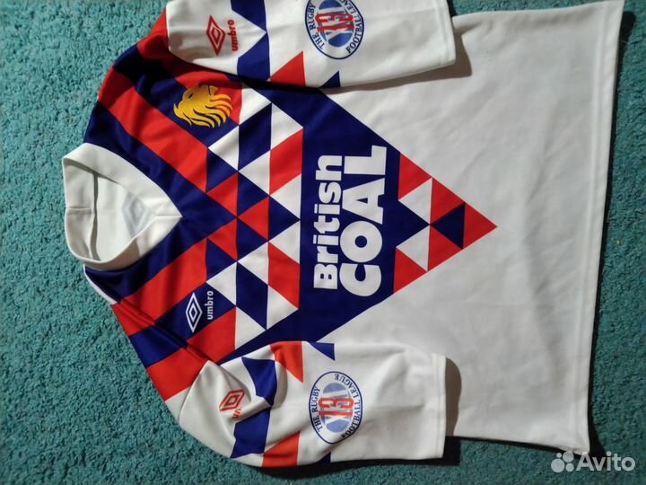 Винтажная футболка 90-Х годов лиги регби