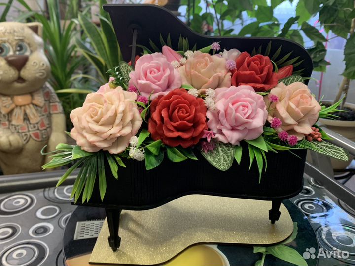 Букет из мыла,ручной работы