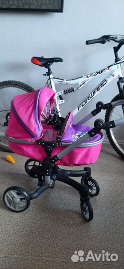 Коляска и колыбель для кукол