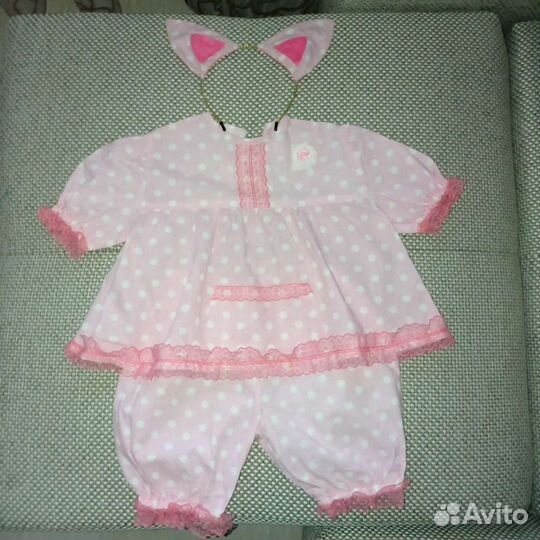 Новогодний костюм поросёнка 92