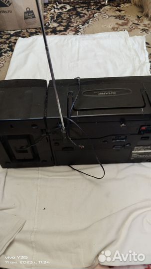 Двух кассетный магнитофон Шарп