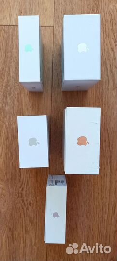 Коробки от iPhone - AirPods - apple - телефона
