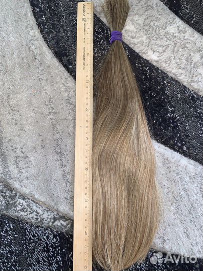 Волосы натуральные срез