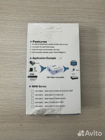 Конвертер AVE HDC021 (hdmi в RCA AV)