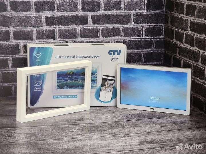 CTV-M5108 Image домофон с Wi-Fi белый