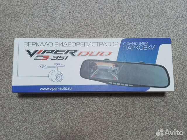 Видеорегистратор зеркало с камерой заднего вида