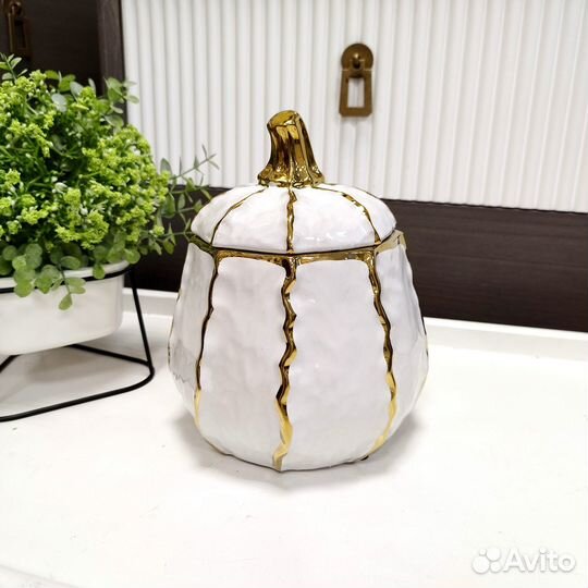 Тыква банка 20 см керамика