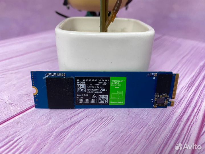 M.2 NVMe WD Green SN350 960 Gb