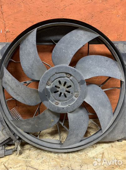 Вентилятор охлаждения Mercedes w209 Ом612
