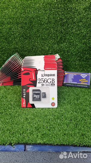 Карта памяти 256Gb новая (магазин, чек)