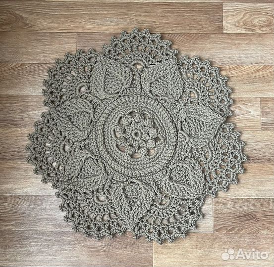 Ковер ручной работы из полиэфирного шнура