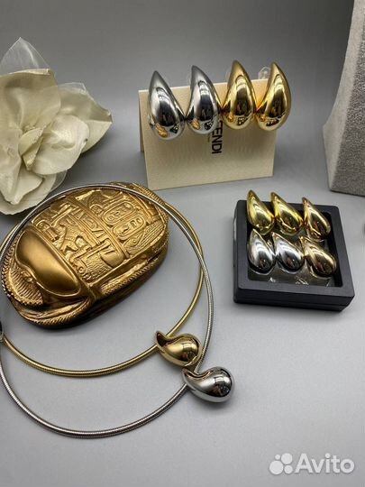 Капли серьги, кулоны, кольца bott.ega