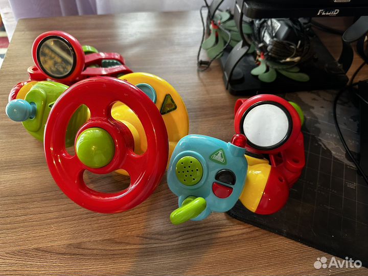 Игровой руль на прогуллчную коляску Vtech