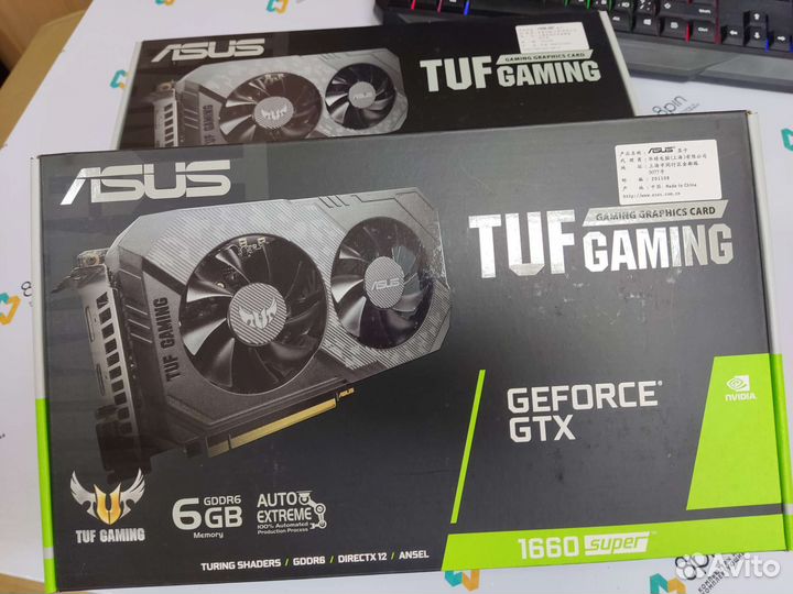 Видеокарта Asus GTX 1660 super TUF Gaming