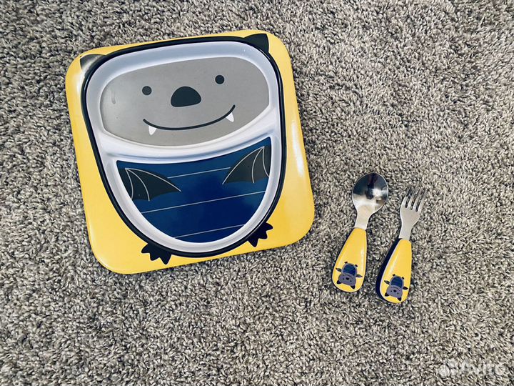 Тарелка+вилка и ложка Skip Hop оригинал