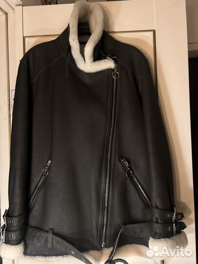 Дубленка натуральная женская авиатор