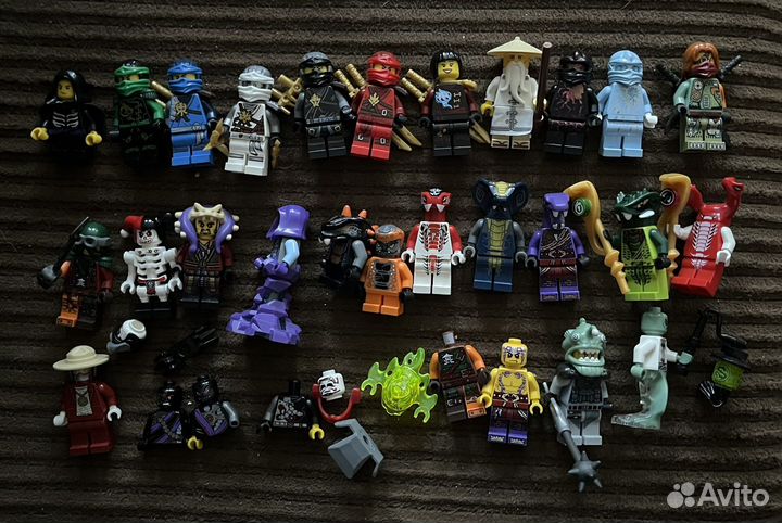 Минифигурки lego ninjago