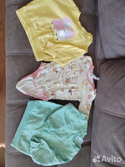 Вещи пакетом на девочку 80р