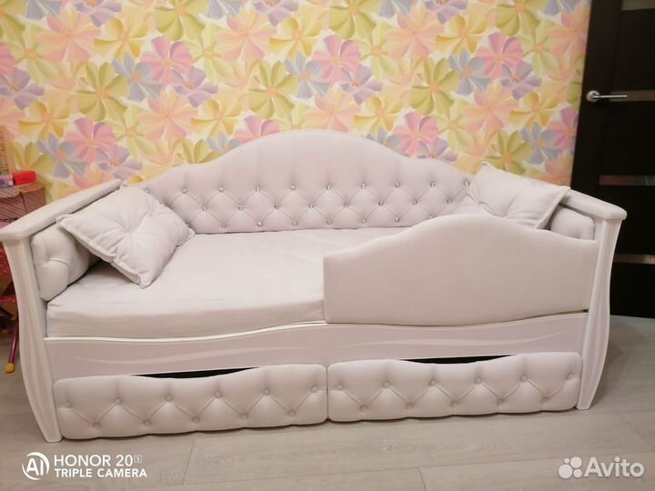 Детская Кроватка диван для девочки