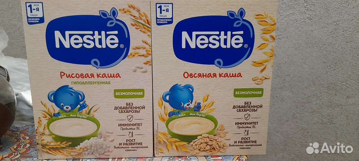 Детские каши безмолочные