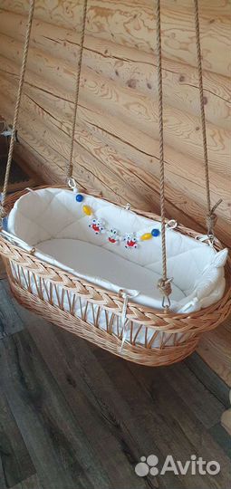 Люлька колыбель плетеная