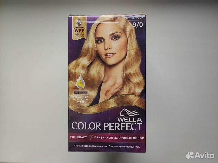 Краска Wella Color Perfect тон 9/0 светло-русый