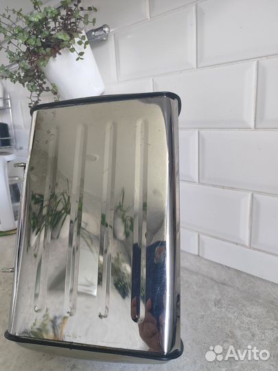 Хлебница металлическая б/у на рейлинг