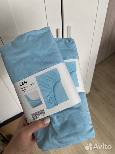 Простыня на резинке IKEA