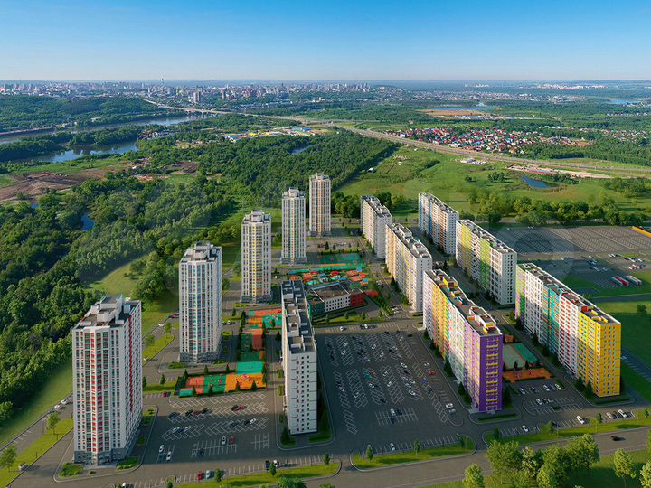 2-к. квартира, 57 м², 5/16 эт.