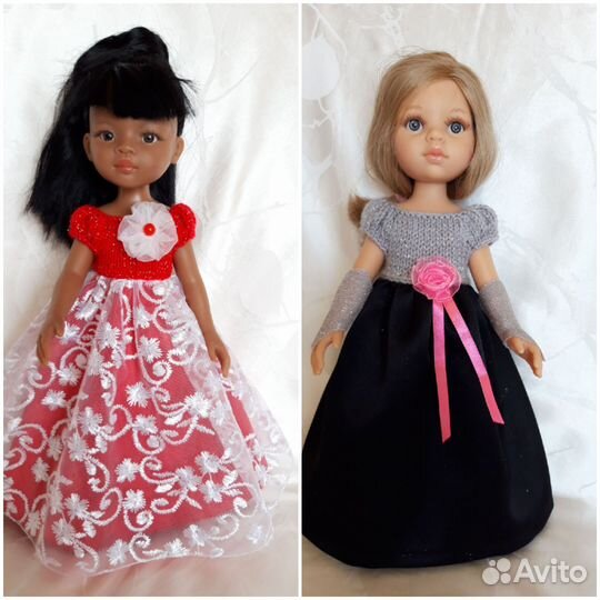 Длинные платья для кукол Паола Рейна