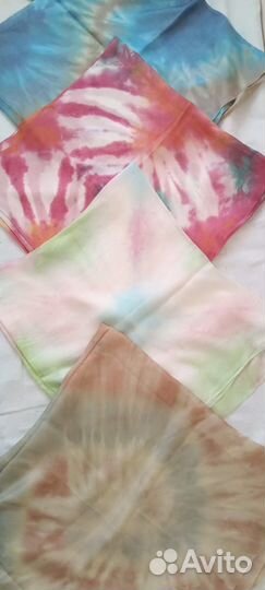 Шарфы Новые ручной работы 100 шёлк