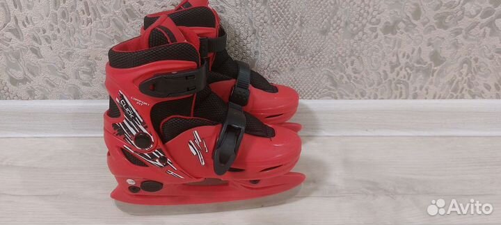 Коньки раздвижные 30-33