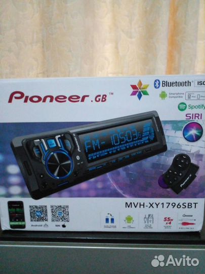 Автомагнитола pioneer 1 din с bluetooth