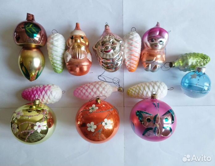 Елочные игрушки СССР