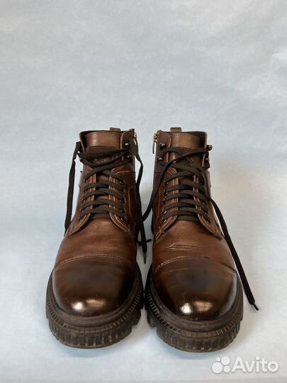 Ботинки из натуральной кожи зима