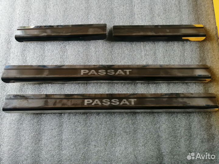 Накладки порогов VW Passat B6/CC/B7