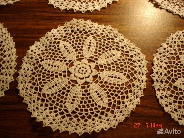 Салфетки, вязаные крючком
