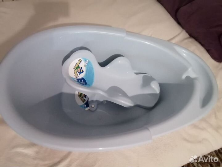 Детская ванночка для купания с горкой