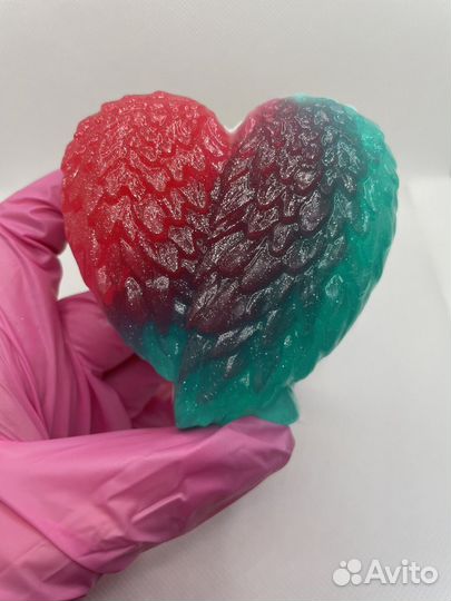 Мыло ручной работы сердце